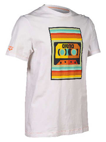 Arena Shirt "103 White music" wit