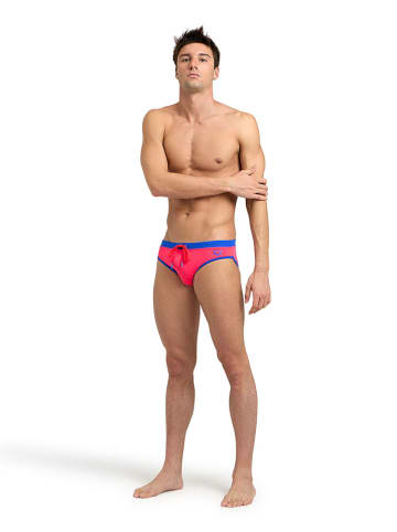 Arena Zwembroek "Fundamentals" roze/blauw