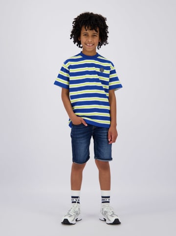 Vingino Shirt in Blau/ Gelb/ Weiß