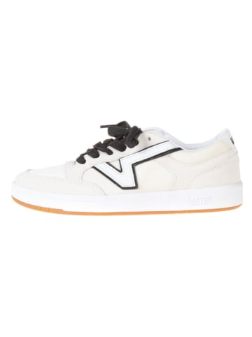 Vans Leder-Sneakers in Creme