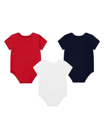 Nike Sportswear 3-delige set: rompers rood/zwart/wit