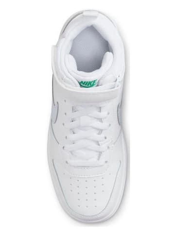 Nike Sportswear Skórzane sneakersy "Court Borough Mid 2" w kolorze białym
