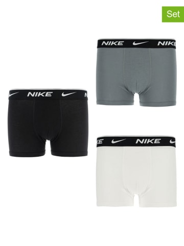 Nike Sportswear 3er-Set: Boxershorts in Schwarz/ Weiß/ Grau