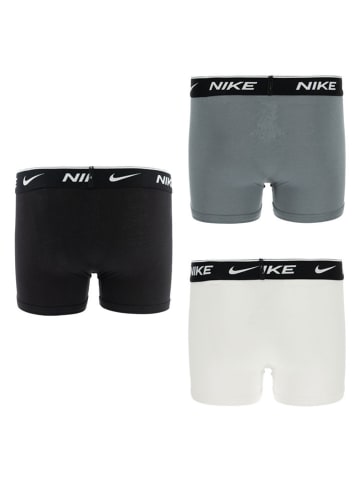 Nike Sportswear 3er-Set: Boxershorts in Schwarz/ Weiß/ Grau