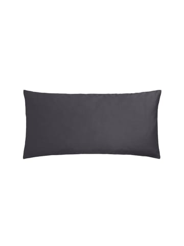 GUIDO MARIA KRETSCHMER 2er-Set: Kissenbezüge ''Mila'' in Anthrazit - (L)40 x (B)80 cm