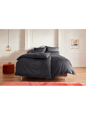GUIDO MARIA KRETSCHMER Satin-Bettwäsche-Set ''Mila'' in Anthrazit - (L)200 x (B)135 cm