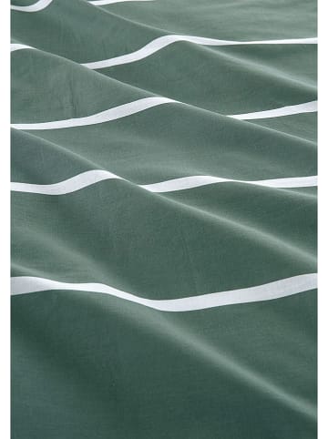 GUIDO MARIA KRETSCHMER Renforcé-Bettwäsche-Set in Grün - (L)220 x (B)155 cm