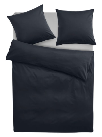 GUIDO MARIA KRETSCHMER Satin-Bettwäsche-Set ''Mila'' in Schwarz - (L)200 x (B)135 cm