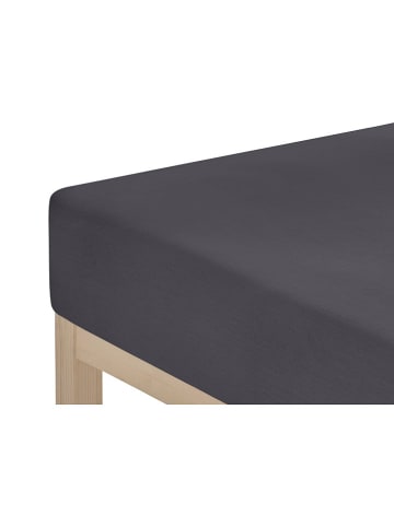 GUIDO MARIA KRETSCHMER Satin-Spannbettlaken ''Mila'' in Anthrazit