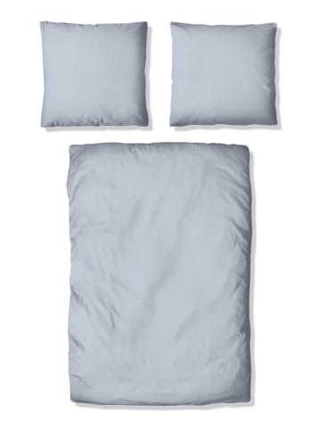 GUIDO MARIA KRETSCHMER Satin-Bettwäsche-Set ''Mia'' in Grau - (L)220 x (B)155 cm