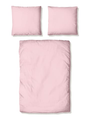 GUIDO MARIA KRETSCHMER Satin-Bettwäsche-Set ''Mila'' in Rosa - (L)200 x (B)135 cm