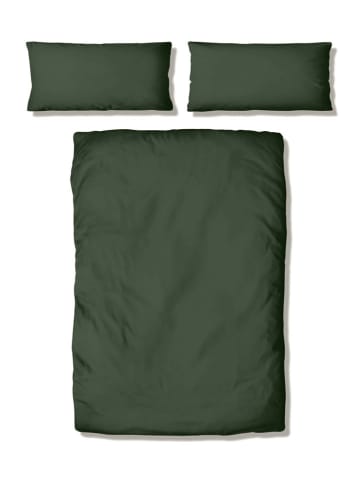 GUIDO MARIA KRETSCHMER Satin-Bettwäsche-Set ''Mila'' in Grün - (L)200 x (B)135 cm
