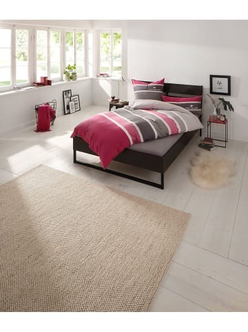 Tom Tailor home Renforcé beddengoedset "Felix" roze/grijs
