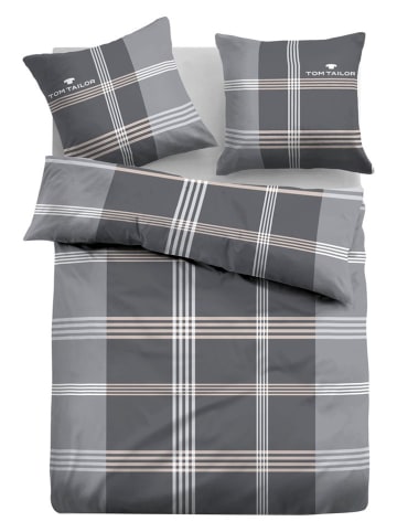 Tom Tailor home Renforcé beddengoedset "Ole2" grijs
