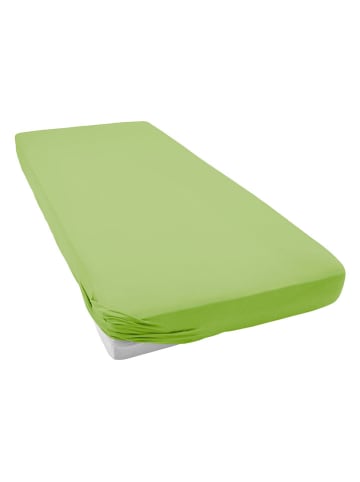 Tom Tailor home Flannell-Bettwäsche-Set ''Carl'' in Grün/ Grau - (L)200 x (B)135 cm