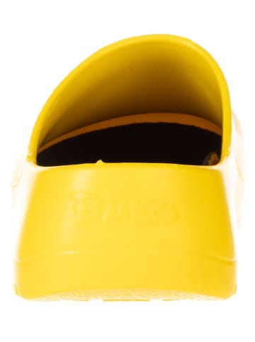 Birkenstock Chodaki w kolorze żółtym