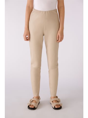 Oui Legginsy w kolorze beżowym