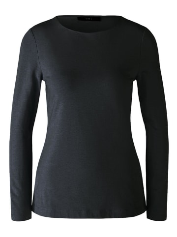 Oui Longsleeve in Schwarz