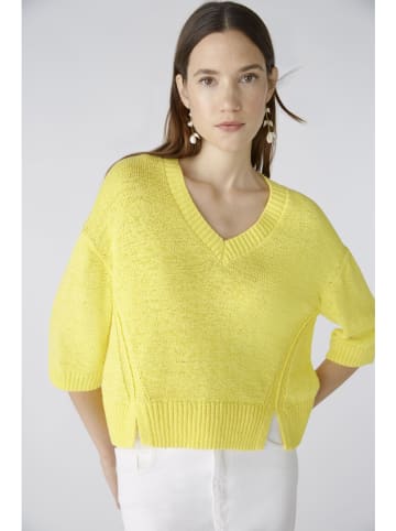 Oui Pullover in Gelb