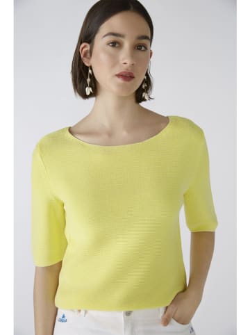 Oui Pullover in Gelb