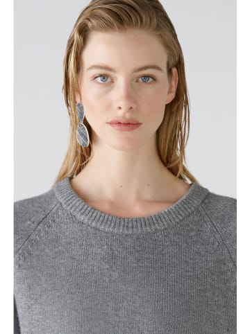 Oui Pullover in Grau