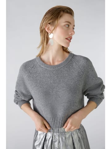Oui Pullover in Grau