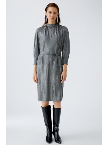 Oui Kleid in Anthrazit