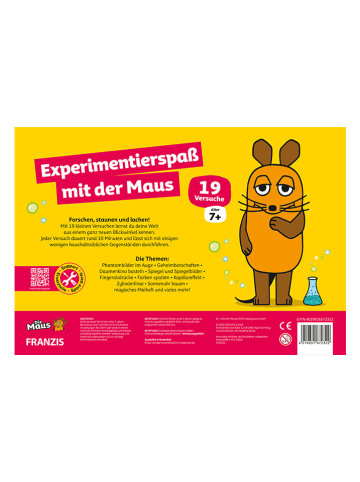 FRANZIS Experimentierset "Experimentierspaß mit der Maus" - ab 7 Jahren