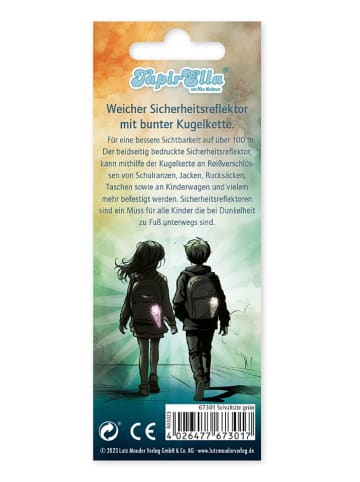 Lutz Mauder Reflektoranhänger "TapirElla" in Grün - ab 3 Jahren