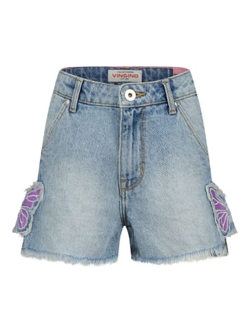 Vingino Jeans-Shorts in Hellblau