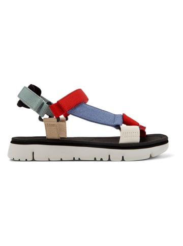 Camper Sandalen in Rot/ Bunt