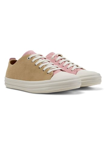 Camper Leren sneakers beige/lichtroze