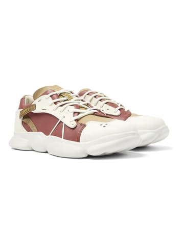 Camper Leren sneakers rood/beige/wit