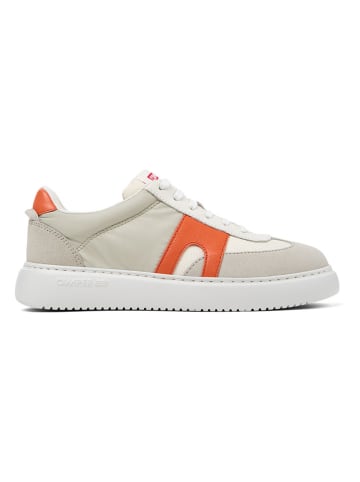 Camper Skórzane sneakersy w kolorze beżowo-pomarańczowym