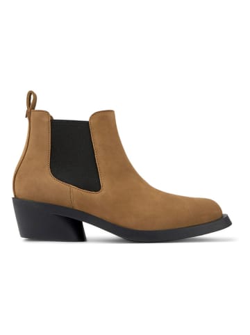 Camper Leren chelseaboots lichtbruin