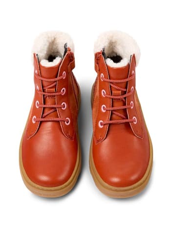 Camper Leder-Boots in Rot
