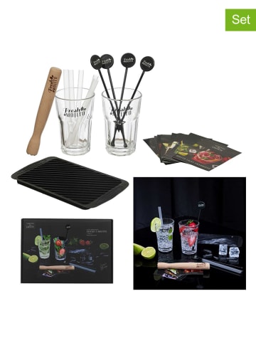 every ware 25-częściowy zestaw w kolorze czarnym do mojito