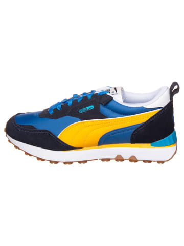 Puma Sneakersy "Rider FV Essentials" w kolorze niebiesko-żółto-białym