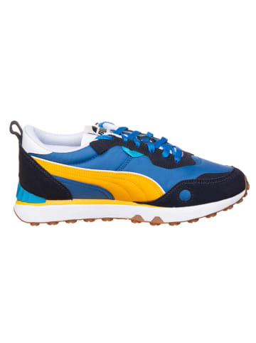 Puma Sneakersy "Rider FV Essentials" w kolorze niebiesko-żółto-białym