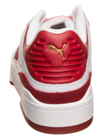 Puma Skórzane sneakersy "C-Pma Slipstream" w kolorze biało-czerwonym