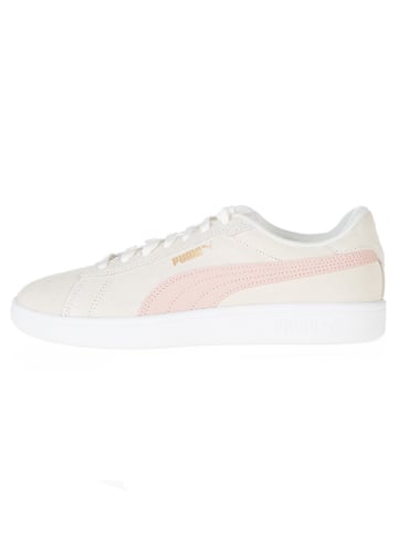 Puma Leren sneakers "Smash 3.0" crème/lichtroze