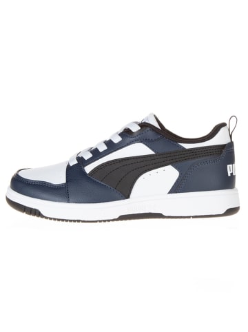 Puma Sneakers "Rebound V6 Lo A" in Weiß/ Dunkelblau