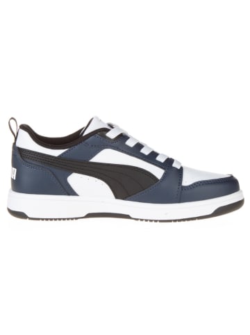 Puma Sneakers "Rebound V6 Lo A" wit/donkerblauw