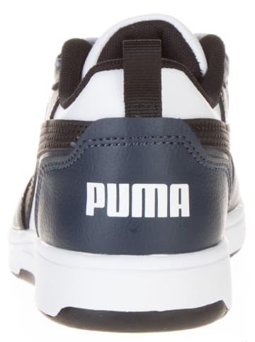 Puma Sneakers "Rebound V6 Lo A" wit/donkerblauw