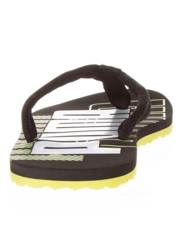 Puma Japonki "Epic Flip V2 Power" w kolorze czarno-żółtym