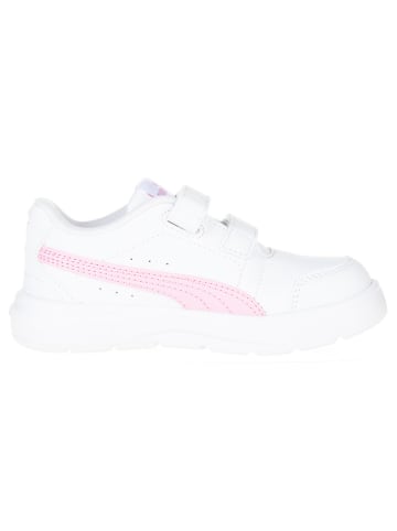Puma Sneakers "Evolve Court V" in Creme/ Rosa