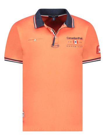 Canadian Peak Koszulka polo "Konbustybleak" w kolorze pomarańczowym