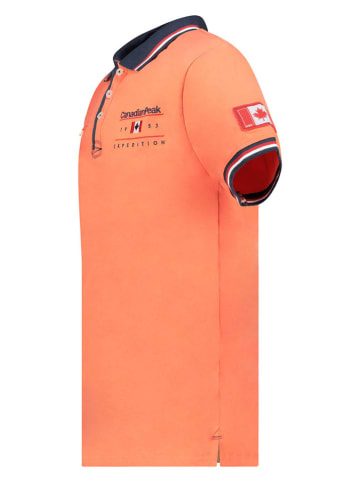 Canadian Peak Koszulka polo "Konbustybleak" w kolorze pomarańczowym