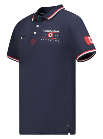 Canadian Peak Koszulka polo "Konbustybleak" w kolorze granatowym