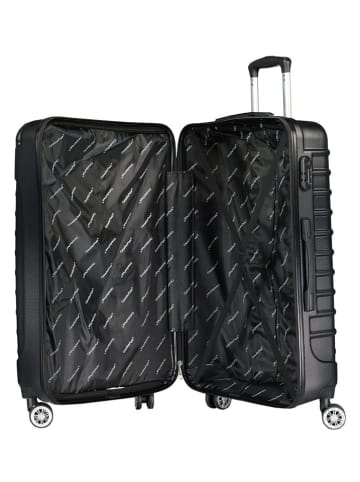 Canadian Peak 3-delige hardcase-trolleyset "Shockeak" zwart